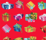 Christmas Fabric, Christmas Presents, Cotton or Fleece 3329 - Beautiful Quilt 
